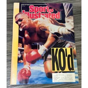 MIKE TYSON KO'd Sports Illustrated February 19, 1990 Buster Douglas beats Tyson